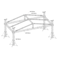 Système de treillis modulaire en aluminium robuste à montage rapide pour événements scéniques