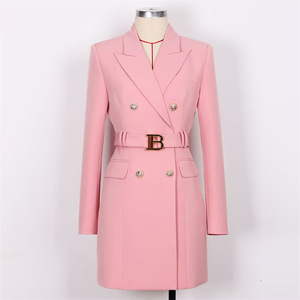 <span class=keywords><strong>Manteau</strong></span> élégant pour femme 2025, style coréen, long, décontracté, uni, coupe ample amincissante, pour le printemps - Product Image 6