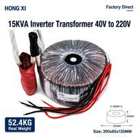 Transformateur onduleur toroïdal HONG XI 15KVA 100% cuivre haute performance pour usage solaire, UPS et industriel