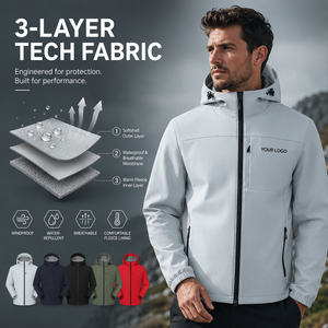 Custom Environmental Softshell Jacket Sustainable Team Apparel for <b>Conservation</b> Projects And Eco Campaigns - Product Image 1