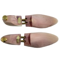 Árbol de madera de cedro rojo aromático para hombre, zapato ajustable, personalizado, LM043E