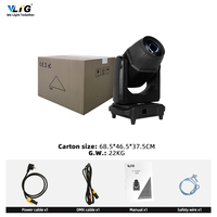 VLTG - Luz Móvil de Haz de 380 W, Resistente al Agua IP65, para Conciertos al Aire Libre, Eventos, Iluminación de Escenarios