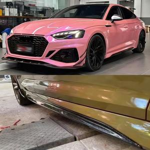 Kits de diffuseur, séparateurs, lèvre avant et jupes latérales en fibre de carbone véritable style <span class=keywords><strong>RS5</strong></span> pour <span class=keywords><strong>Audi</strong></span> A5 S5 <span class=keywords><strong>RS5</strong></span> B9.5 2020 2021 <span class=keywords><strong>2022</strong></span> 2023 2024 - Product Image 6