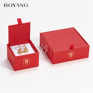 Boîte d'emballage pour bijoux en carton, nouvelle conception personnalisée Boyang, pour collier, bague, boucles d'oreilles - Product Image 6