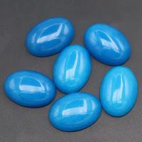 Vente en gros économique de cabochons ovales en jade naturel de 6x8mm et 8*10mm, de forme géométrique, pour la création de bijoux DIY, montures de bagues et accessoires de pierres précieuses en vrac