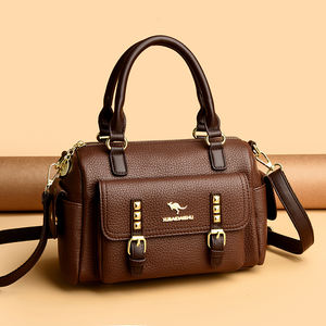 Sac à main Boston en PU de haute qualité. Sac à main de luxe de créateur. Convient à un usage quotidien.96116 - Product Image 4