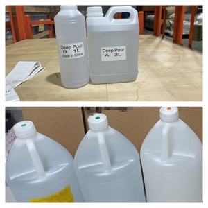 River Table Resin Deep Cast Epoxy Resin dan pengeras 2:1 poxy Galon penjaga bunga 5L - Product Image 3