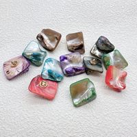 Boutons en métal à tige haute, forme irrégulière, coquille naturelle, style rétro, pour vêtements, pulls, cardigans, manteaux, chemises
