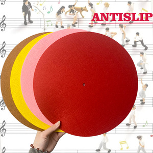 Tapete Antideslizante para Tocadiscos de Fieltro de Lana de Alta Densidad Personalizado de Fábrica, Tapete para DJ de 12 Pulgadas, Antiestático - Product Image 6