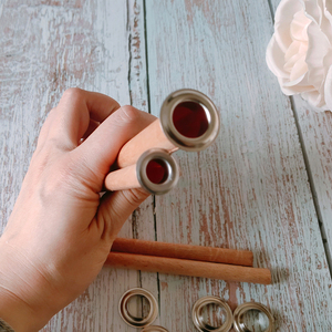 ไส้เทียนไม้แบบกลวงพร้อมฐานหนีบ สำหรับทำเทียน DIY ไร้ควัน ราคาขายส่ง - Product Image 6