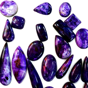 หินอัญมณีทรงหลังเบี้ย Sugilite - Product Image 1