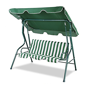 Buy 3 Seater Hanging Chair Outdoor Furniture <b>Patio</b> <b>Swings</b> in Garden Green Jhula for - Product Image 2