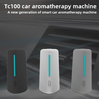 Diffuseur de parfum d'air de voiture rechargeable par USB personnalisé DATA AROMA, diffuseur d'huile essentielle d'arôme de voiture sans eau à ultrasons électrique