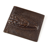 Dompet kulit asli model Tiongkok, dompet Vintage pola naga asli, dompet kustom banyak warna