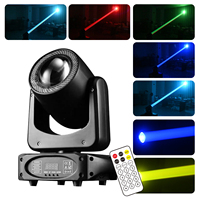 Mini Luz Profesional de 150W, 15 Patrones, 8 Colores, DMX 512, Luz de Haz, para Discotecas, Fiestas, Eventos, Bares, Escenarios, DJ, Cabezas Móviles
