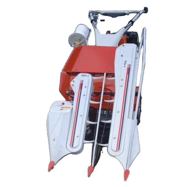Hand Push 2-in-1 Cutting and Bundling Reaper Binder Efficient Small Scale Paddy and Wheat Harvesting Equipment