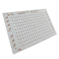 Circuit imprimé en aluminium à haute conductivité thermique, circuit imprimé LED DOB, circuit imprimé en aluminium avec masque de soudure blanc pour projecteur LED