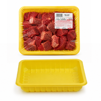 Plateau alimentaire en PP de qualité alimentaire pour viande (bœuf, porc, poulet) – Vente en gros, personnalisable, pour supermarché, aliments frais et surgelés