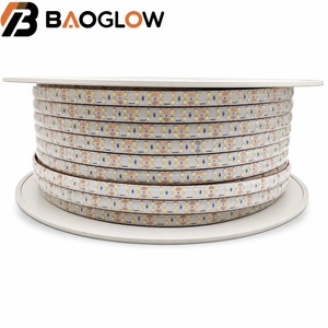 ไฟ LED แบบกันแสงสะท้อน 240LED/M 2835 แถบไฟ LED 24V 14W/M 10 มม. แผ่นทองแดง 18/35 IP68 ซิลิโคนกันน้ำแบบแข็ง ตัดได้ทุกๆ 2.5 ซม. สำหรับภายนอกอาคาร - Product Image 1