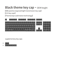 Mechanical Keyboard Keycap Wholesale Keyboard Keycaps Subbank Custom PBT White Durable Iridescent Customized Size Plastic Keypad