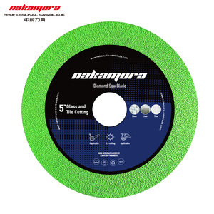 Pisau Gergaji Berlian Tipis Nakamura Circular DIY 115/125mm Dilas Frekuensi Tinggi Dilapis Ti dengan Teknik Hot Pressed 7/10in 22.23/25.4mm Arbor - Product Image 2