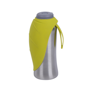 Dispensador <span class=keywords><strong>de</strong></span> <span class=keywords><strong>agua</strong></span> para mascotas al aire libre <span class=keywords><strong>de</strong></span> acero inoxidable con tapa <span class=keywords><strong>de</strong></span> silicona natural Botella <span class=keywords><strong>de</strong></span> <span class=keywords><strong>agua</strong></span> para perros <span class=keywords><strong>de</strong></span> viaje redondeada personalizada - Product Image 2