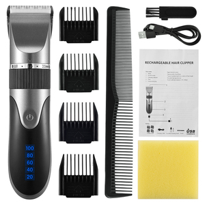 Tête chauve rechargeable pour hommes, têtes de rasoir électrique, <span class=keywords><strong>tondeuse</strong></span> à barbe, nez et oreilles/ - Product Image 5