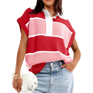 M-3XL Round Neck Straight Tube Short Sleeved Knitted Anti-shrink Sweater Youth Popular Men's Pullover Casual Summer <b>Shirts</b> - Product Image 1