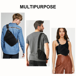 हम तेजी से शिपिंग फैशन एंटी चोरी करने वाले व्यक्ति के सीने के बैग को खेल/यात्रा के लिए गर्म बिक्री वाले वाटरप्रूफ स्लिंग बैग - Product Image 5