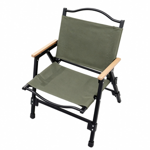 Chaise de plage pliable robuste et portable, chaise de <span class=keywords><strong>camping</strong></span> à dossier haut, tissu Oxford épaissi, chaise de pêche et de pique-nique d'extérieur - Product Image 2
