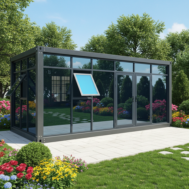Instant Workspace Solution 20ft Rapid-Deployment Modular Steel Structure Office/Workshop Container House Eco-friendly Windproof