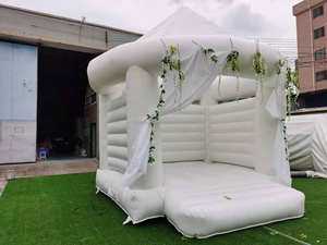 Castillo hinchable inflable para <span class=keywords><strong>bodas</strong></span> con soplador para jugar al aire libre, juguete para niños, casa de rebote/gorila - Product Image 4