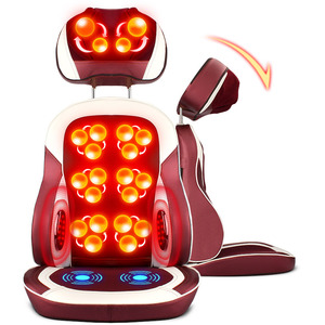 HEALTHPAL OEM ODM Alat Pijat Punggung dan Leher <span class=keywords><strong>Shiatsu</strong></span> Bantal Kursi Pijat dengan Pemanas FE-8117 - Product Image 4