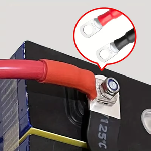 كابل بطارية مخصص من كايباو 35 ملم² 2AWG مع أطراف M8، سلك نحاسي مطلي بالقصدير، كابل محول الطاقة الشمسية للسيارات والشاحنات والمركبات الترفيهية وألواح الطاقة الشمسية - Product Image 4