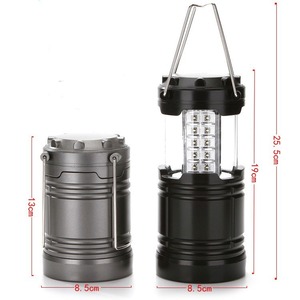 Nueva Linterna LED para Camping de 25.5cm, Recargable, Portátil, Luz de Emergencia para Exteriores con Gancho Magnético para Uso en Tiendas de Campaña - Product Image 1