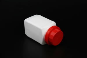Bouteilles en plastique HDPE carrées blanches et noires de 250 ml, 500 ml, 1000 ml avec bouchon à vis personnalisé pour réactifs chimiques, liquides, poudres et médicaments - Product Image 3