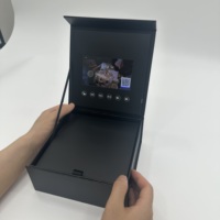 Boîte cadeau vidéo LCD personnalisée OEM/ODM pour présentation marketing, écran LCD, emballage cadeau, boîte vidéo LCD