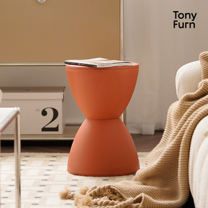 Taburete pequeño de plástico con forma de diseño creativo, decoración multiusos para el hogar, taburete pequeño <span class=keywords><strong>y</strong></span> <span class=keywords><strong>mesa</strong></span> auxiliar - Product Image 4