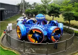 360 Degree Rotating New Self Control Facilities 16 Seat Wandering Earth Amusement Equipment For Sale
