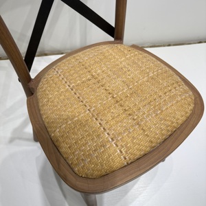 <span class=keywords><strong>Sedia</strong></span> Cross Back in Metallo e Acciaio di Alta Qualità, Impilabile, con Cuscino in Rattan, <span class=keywords><strong>per</strong></span> Matrimoni e Feste, Vendita all'Ingrosso - Product Image 6