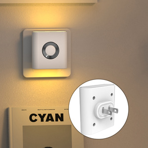 Luz Nocturna LED con Sensor de Control de Luz Cálida <span class=keywords><strong>para</strong></span> Dormitorio, Mesita de Noche, Ilumina el <span class=keywords><strong>Camino</strong></span> <span class=keywords><strong>para</strong></span> un Sueño Seguro - Product Image 5