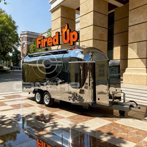 Camion remorque alimentaire sur roues American Standard chariot de crème glacée Burger Van Magasin d'alimentation mobile personnalisé - Product Image 4