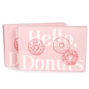 Kotak kemasan kotak roti cetak paket kotak donat makanan kue kotak kardus kustom - Product Image 1