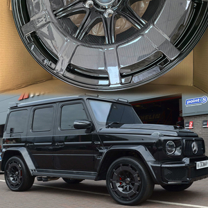 Kyky Chất Lượng Cao 18-23 Inch Giả Mạo Bánh Xe Sợi Carbon Đánh Bóng S Class SUV Vành Cho Benz AMG G63 G Class C63 W204 Tên Lửa 900 - Product Image 4