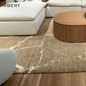 WBERT RH Furniture Alfombras americanas de lujo Alfombra personalizada de lana de alta calidad Muebles RH para sala de estar - Product Image 3