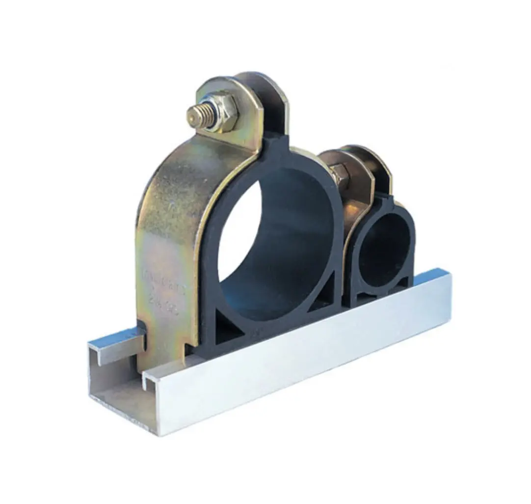 Customizable Galvanized Strut Channel Saddle Clamp Connecting Pipe Repair Pipe Clamp For Steel Pipe