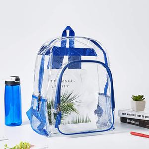 กระเป๋าเป้สะพายหลัง PVC ใสขนาดเล็กเป็นมิตรกับสิ่งแวดล้อมกันน้ำได้สำหรับผู้หญิงซีทรู - Product Image 5