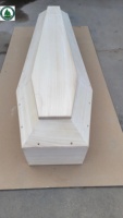 Ataúd de madera personalizable del estilo del diseño moderno de KD aceptable