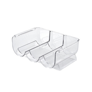 Home Organization Cabinet Organizer Bins Water Bottle Storage Rack For Refrigerator