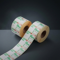 Rouleau d'étiquettes codes-barres thermiques directes 58x38mm 60x40mm, étanche, colle forte, promotion supermarché, prix usine bas pour l'impression